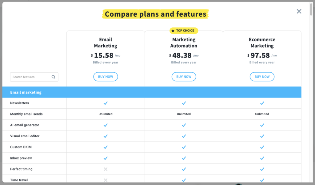 getresponse pricing